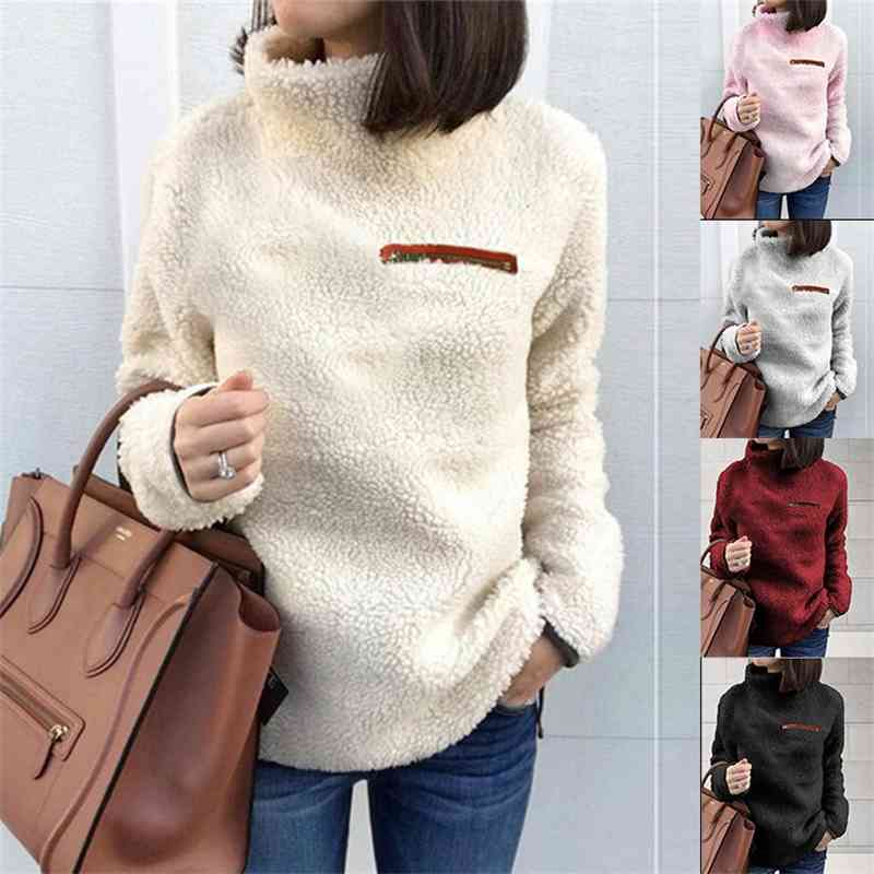 Women's new 2021 autumn winter half high collar wool solid color top bottomed sweater, Black
Women's new 2021 autumn winter half high collar wool solid color top bottomed sweater, Black