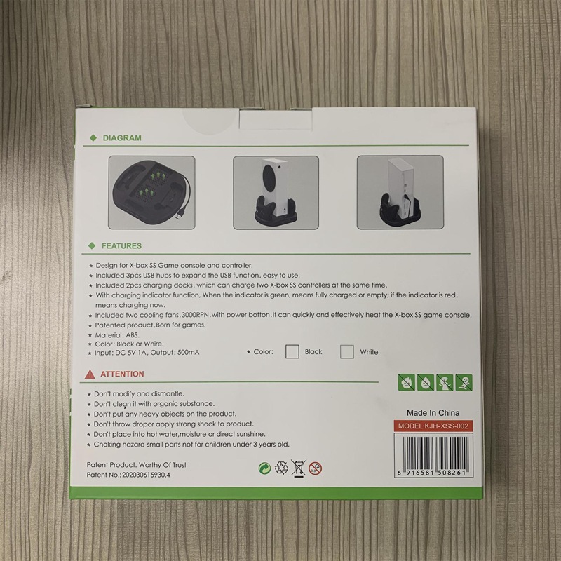 Multi-function Cooling Base For Xbox Series S Console XSS Wireless Game Controller Charging Stand With Charge Slim Accessories