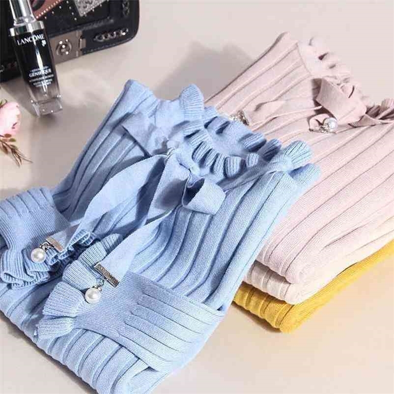 Autumn Winter Sweater Women Slim Elegant Office Wear Lotus Leaf Long Sleeved Pullover Knitted Woman Solid Bow Pearl Sweaters 210602, Yellow
Autumn Winter Sweater Women Slim Elegant Office Wear Lotus Leaf Long Sleeved Pullover Knitted Woman Solid Bow Pearl Sweaters 210602, Yellow