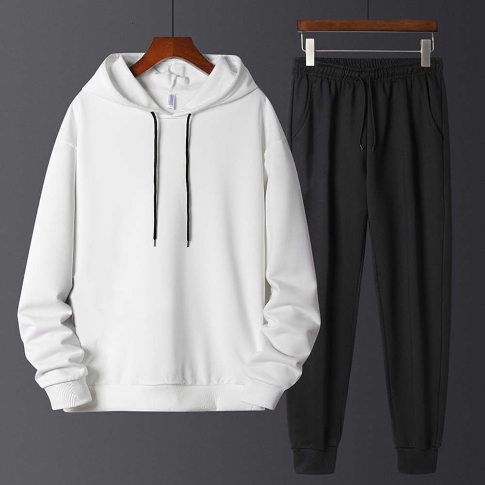 2021 hooded set spring and autumn simple casual sportswear two piece men's trendy solid color sweater, Gray
2021 hooded set spring and autumn simple casual sportswear two piece men's trendy solid color sweater, Gray