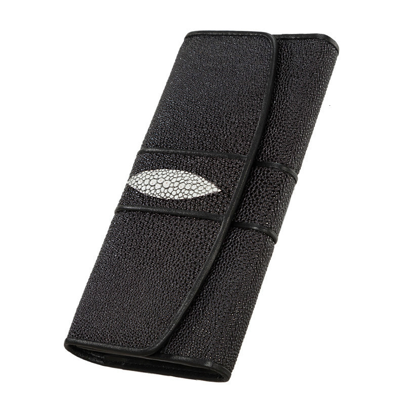 Unique Designer Female Phone Holder Leather Stingray Skin Lady Long Trifold Card Wallet Exotic Leather Women Large Clutch Purse, Red;black
Unique Designer Female Phone Holder Leather Stingray Skin Lady Long Trifold Card Wallet Exotic Leather Women Large Clutch Purse, Red;black