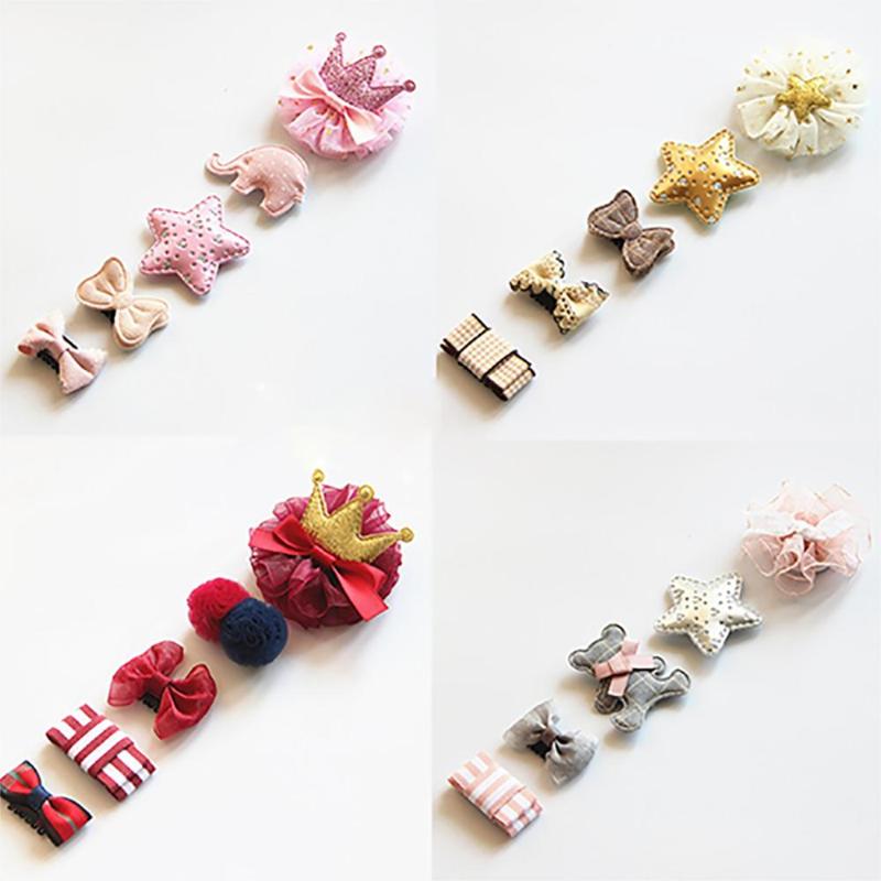 Hair Accessories 5Pcs/set Cute Baby Clips Glitter Crown Strip Bowknot Princess Handdmade Hairpins For Girls Born Infant, Slivery;white
Hair Accessories 5Pcs/set Cute Baby Clips Glitter Crown Strip Bowknot Princess Handdmade Hairpins For Girls Born Infant, Slivery;white
