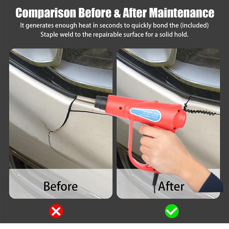 Professional Heat Guns 70W Smoothing Tool Stapler Plastic Welding Machine Car Bumper Repair Staples Repairing Welder Gun
Professional Heat Guns 70W Smoothing Tool Stapler Plastic Welding Machine Car Bumper Repair Staples Repairing Welder Gun