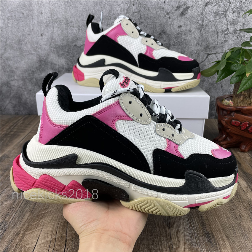 Paris 17FW Fashion Women Shoes Dad Shoes Triple S Chaussures Fashion Sneakers for Men Women Spring Street Couples Scarpes Platform Tennis, Pink yellow
Paris 17FW Fashion Women Shoes Dad Shoes Triple S Chaussures Fashion Sneakers for Men Women Spring Street Couples Scarpes Platform Tennis, Pink yellow