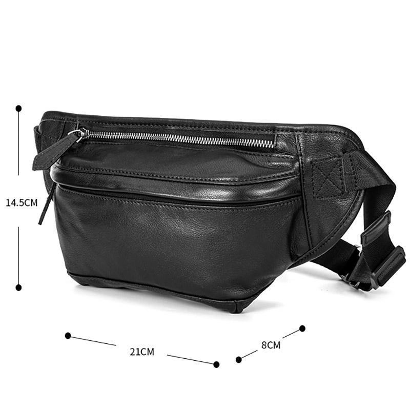 Stiletto AETOO Men's Fashion Chest Trendy Bags, Casual Head Leather Bag,