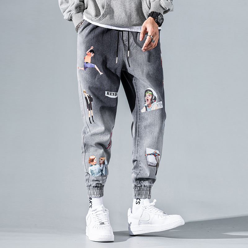 2021 New Newly Designer Fashion Men Jeans Loose Fit Printed Cargo Pants Hombre American Streetwear Hip Hop Joggers Denim Trousers Hkju, Black gray
2021 New Newly Designer Fashion Men Jeans Loose Fit Printed Cargo Pants Hombre American Streetwear Hip Hop Joggers Denim Trousers Hkju, Black gray