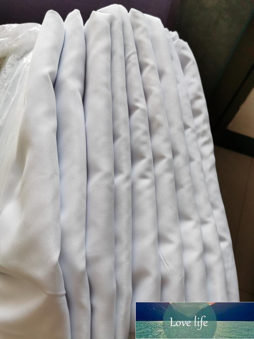 10pcs Polyester Hotel Banquet Tablecloth White round Table Cloth Wedding Table Cover Overlay tapetes nappe tafelkle mariage1