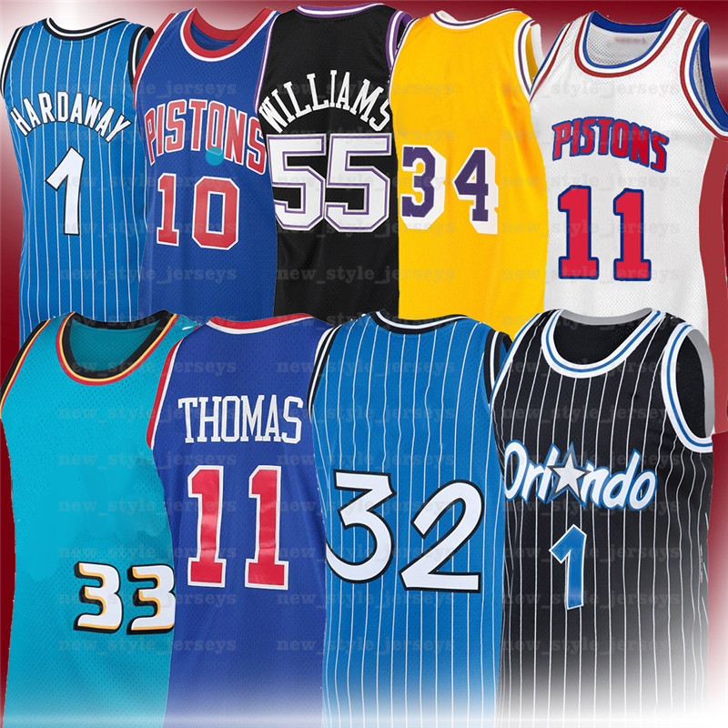 Tracy1 Hardaway Tim 10 Dennis Mcgrady Rodman 33 Grant 11 Isiah Hill Thomas Williams 55 Jason Retro Basketball Jersey z5, Black;red
Tracy1 Hardaway Tim 10 Dennis Mcgrady Rodman 33 Grant 11 Isiah Hill Thomas Williams 55 Jason Retro Basketball Jersey z5, Black;red