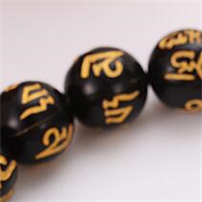 Bangle Feng Shui Obsidian Stone Beads Braceletes Men Women Unisex Wristband Gold Black Pixiu Wealth and Good Luck Women Bracelet 1