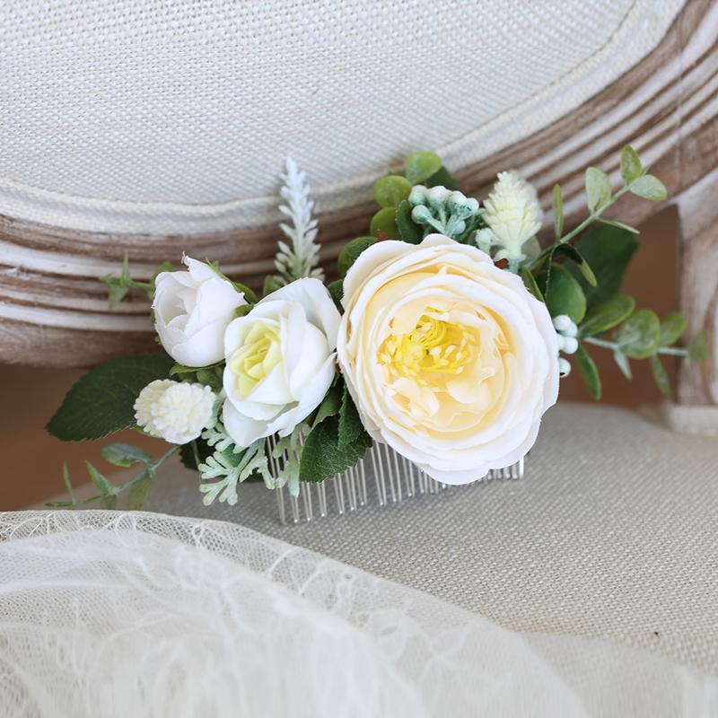 Hair Clips & Barrettes Fashion Greenery Flower Comb Floral Bride Women Accessories For Wedding Ceremony, Golden;silver
Hair Clips & Barrettes Fashion Greenery Flower Comb Floral Bride Women Accessories For Wedding Ceremony, Golden;silver