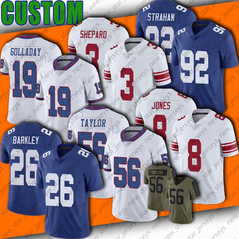26 Saquon Barkley 8 Daniel Jones Kenny Golladay Jersey Football Kadarius Toney Sterling Shepard Evan Engram Jerseys Ojulari New Eli Yorks Manning Giantes Martinez, Youth custom jersey (jr)
26 Saquon Barkley 8 Daniel Jones Kenny Golladay Jersey Football Kadarius Toney Sterling Shepard Evan Engram Jerseys Ojulari New Eli Yorks Manning Giantes Martinez, Youth custom jersey (jr)