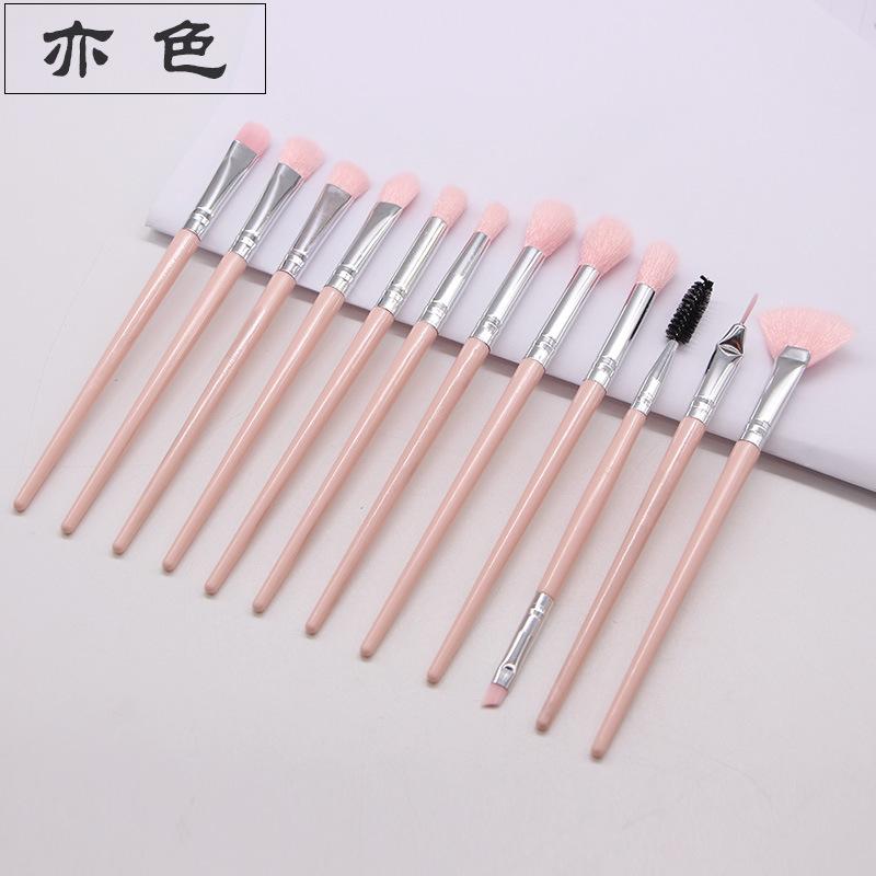Makeup Brushes Pink High Quality Powder Foundation Blush Eyeshadow Make Up Brush Set Natural Hair Brochas Maquillaje