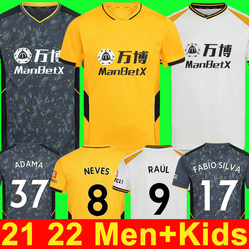 Wolves soccer jersey 21 22 Wanderers NEVES RAUL SEMEDO ADAMA FÃBIO SILVA PODENCE J.MOUTINHO OTTO COADY football shirt 2021 2022 men + kids k, Black;yellow
Wolves soccer jersey 21 22 Wanderers NEVES RAUL SEMEDO ADAMA FÃBIO SILVA PODENCE J.MOUTINHO OTTO COADY football shirt 2021 2022 men + kids k, Black;yellow