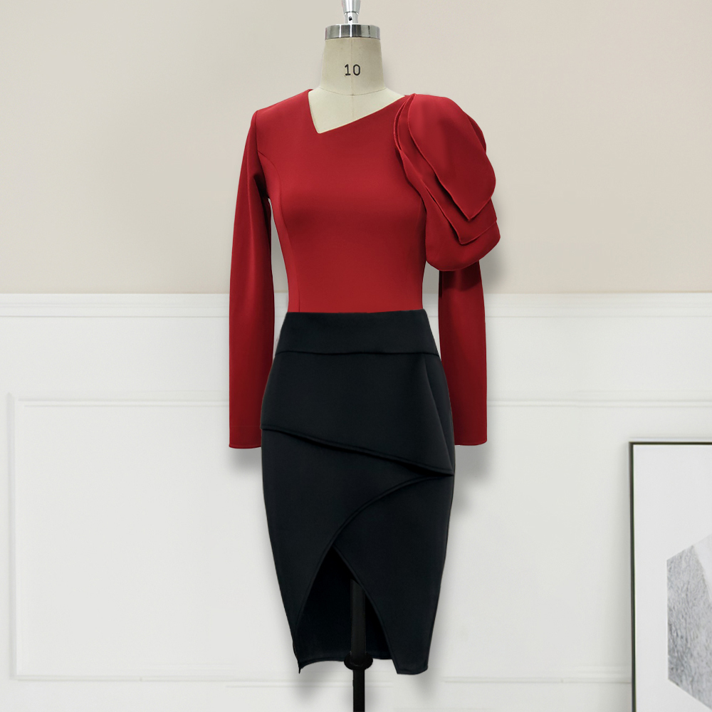 Black High Waist Skirt Elastic Bodycon Pencil Elegant Women Office Lady Summer African Modest Fashion Classy Jupes Falads Saias 210309