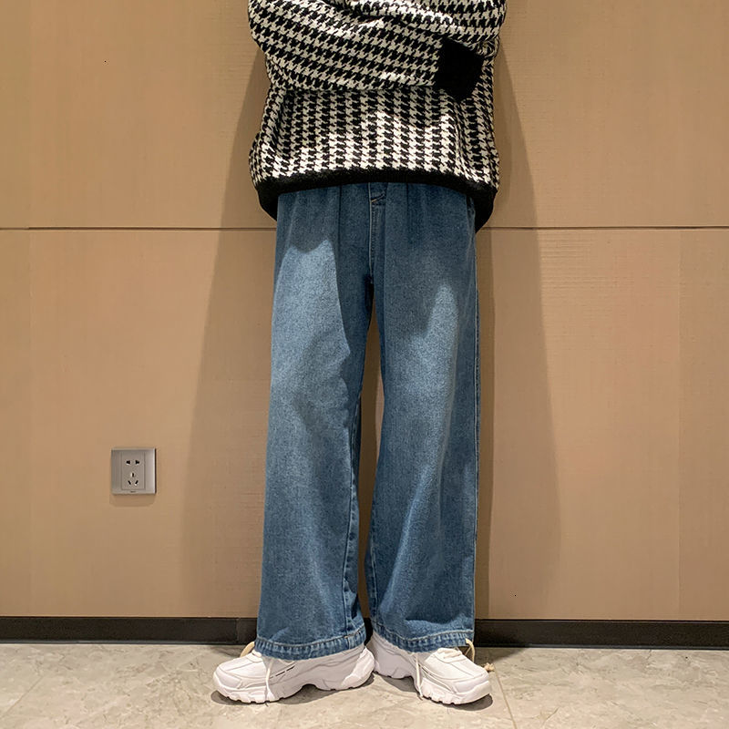 2021 New Winter Thick Men's Warm Fashion Retro Casual Wide-leg Jeans Men Streetwear Hip-hop Drawstring Straight Denim Pants 32lg, Blue
2021 New Winter Thick Men's Warm Fashion Retro Casual Wide-leg Jeans Men Streetwear Hip-hop Drawstring Straight Denim Pants 32lg, Blue