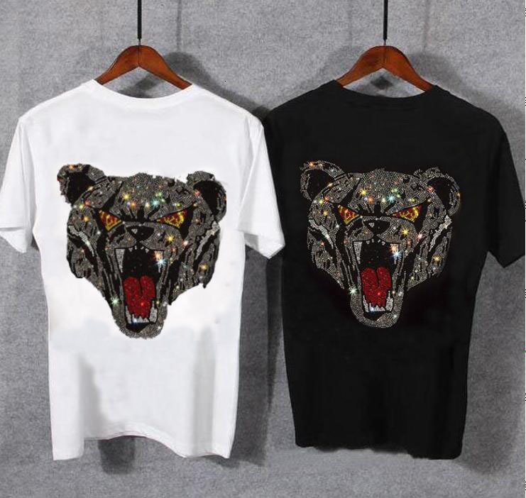 2021 New t Shirt Short Sleeve Hot Drill Tshirt Men Cotton Tops Rhinestone Designer Top Tees 6vn2, As picture shown
2021 New t Shirt Short Sleeve Hot Drill Tshirt Men Cotton Tops Rhinestone Designer Top Tees 6vn2, As picture shown