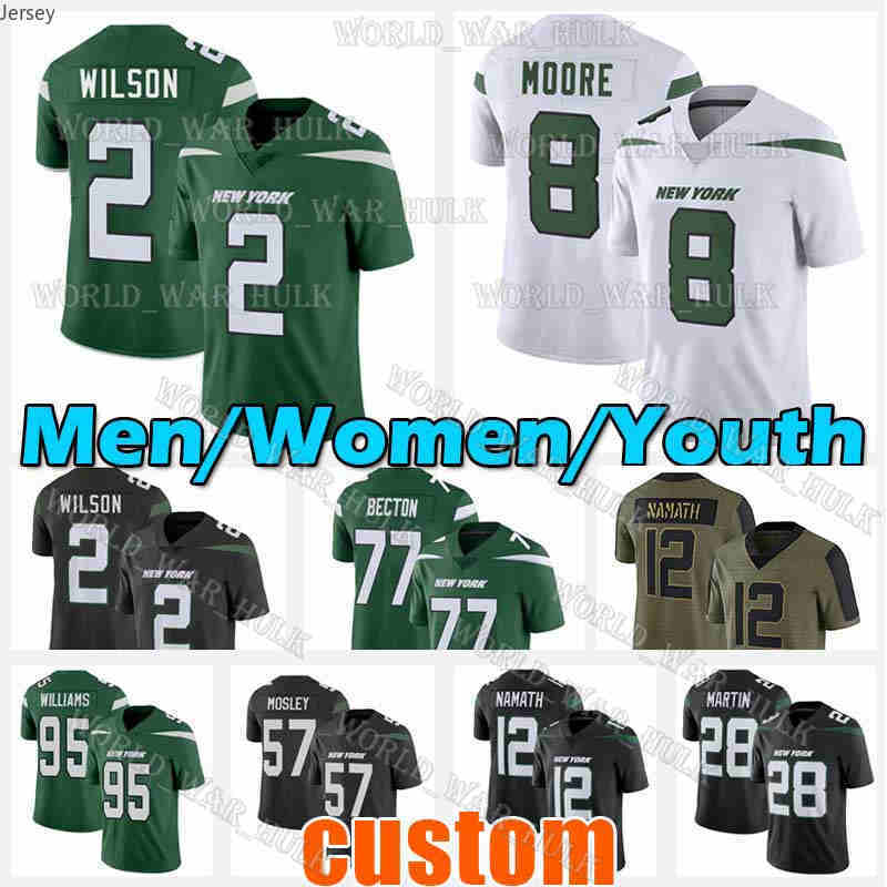 2 Zach Wilson Football jersey 8 Elijah Moore Michael Carter Jets' Corey Davis Martin Joe Klecko New Mekhi Becton York' CJ Mosley Denzel Mims Namath Quinnen Williams, Custom men (p q j)
2 Zach Wilson Football jersey 8 Elijah Moore Michael Carter Jets' Corey Davis Martin Joe Klecko New Mekhi Becton York' CJ Mosley Denzel Mims Namath Quinnen Williams, Custom men (p q j)