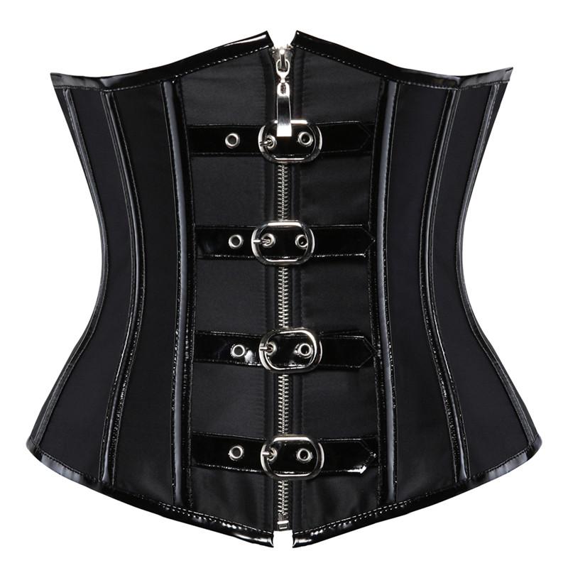 Bustiers & Corsets Gothic Spiral Steel Boned Underbust Corset Burlesque Steampunk Lingerie Top Clothing Zipper Costume Plus Size S-2XL, Black
Bustiers & Corsets Gothic Spiral Steel Boned Underbust Corset Burlesque Steampunk Lingerie Top Clothing Zipper Costume Plus Size S-2XL, Black