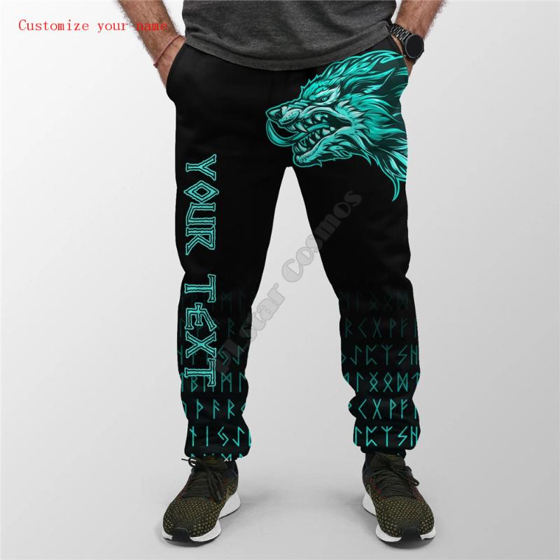 Men's Pants Customize You Name Viking Jogger Fenrir Wolf Cyan Near Shoulder Men For Women 3D Printed Joggers Hip Hop Sweatpants, Black
Men's Pants Customize You Name Viking Jogger Fenrir Wolf Cyan Near Shoulder Men For Women 3D Printed Joggers Hip Hop Sweatpants, Black