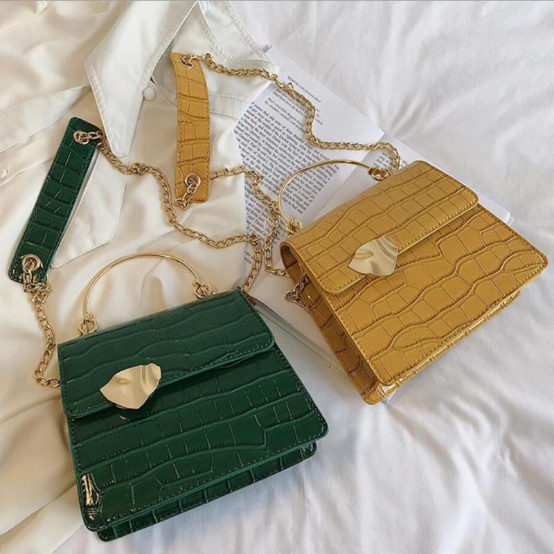 Elegant Female Metal Ring Tote bag 2021 Summer New High Quality PU Leather Women's Designer Handbag Chain Shoulder Messenger Bag, Black
Elegant Female Metal Ring Tote bag 2021 Summer New High Quality PU Leather Women's Designer Handbag Chain Shoulder Messenger Bag, Black