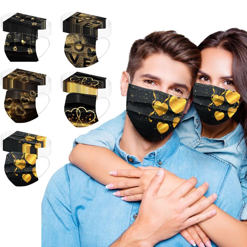 Other Event & Party Supplies 50pcs Mask for face Women 3-ply Protective Valentine's Day Disposable Masks Heart Printing Maske Halloween Cosp
Other Event & Party Supplies 50pcs Mask for face Women 3-ply Protective Valentine's Day Disposable Masks Heart Printing Maske Halloween Cosp