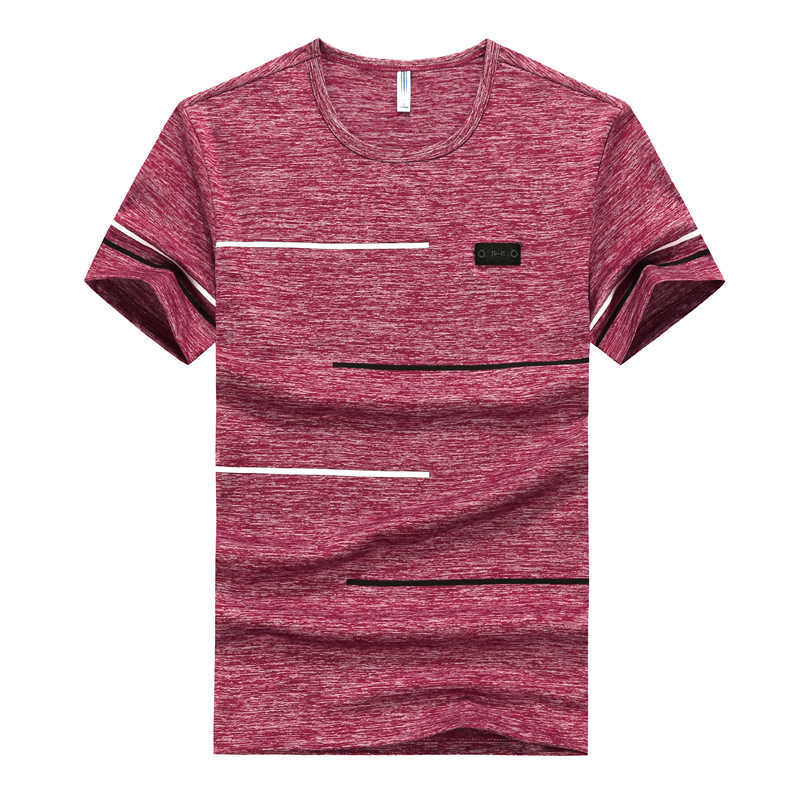Summer Fashion Men's Short Sleeve Oversized T Shirt Casual Quick Drying Men Loose Fat Male Top Tees Big Size 7XL 8XL 9XL 210629