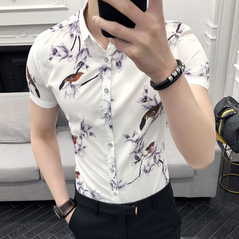 2021 New Stylish for Men Casual Ropa Para Short Sleeve Camisa Floral Masculina Designer Club Shirt P86x, White
2021 New Stylish for Men Casual Ropa Para Short Sleeve Camisa Floral Masculina Designer Club Shirt P86x, White