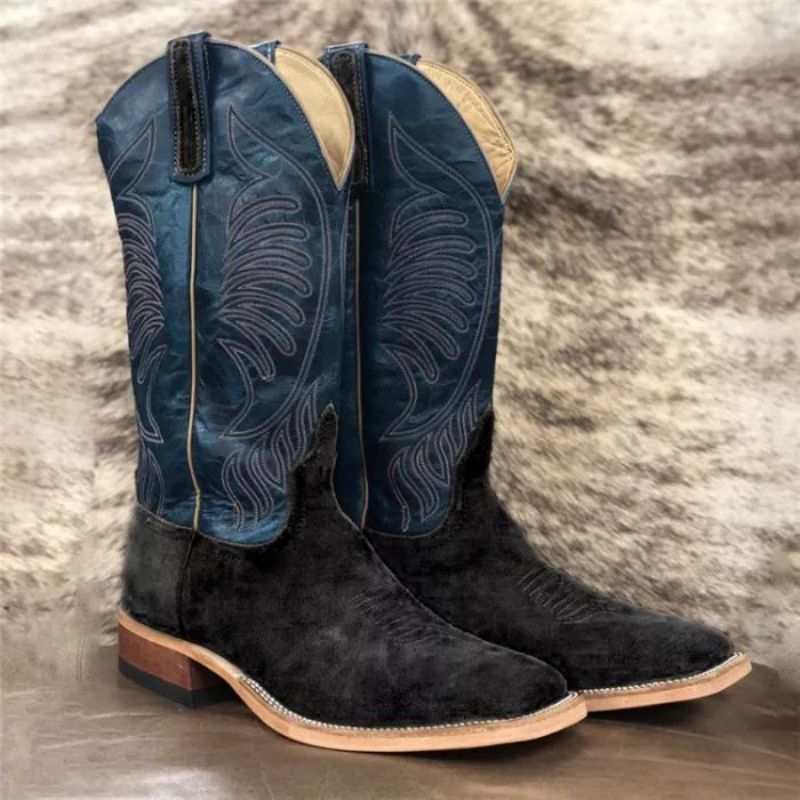 Men Winter New Fashion Faux Suede Solid Color Western Cowboy Boots Deep Mouth Cover Foot High Tube Boots Classic Comfort ZQ0500, Black
Men Winter New Fashion Faux Suede Solid Color Western Cowboy Boots Deep Mouth Cover Foot High Tube Boots Classic Comfort ZQ0500, Black