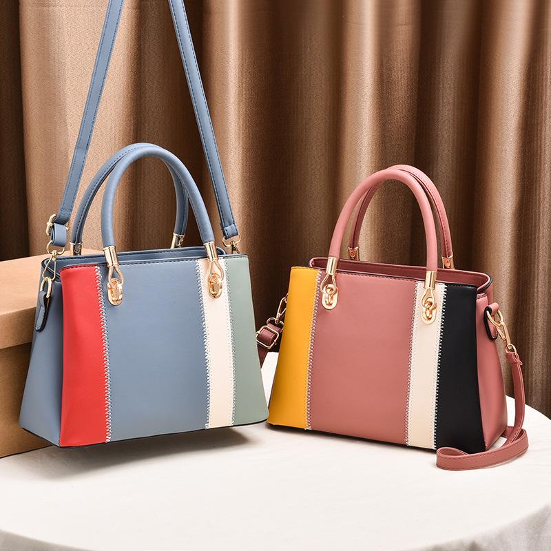 Evening Bags Pu Color Matching Women Bag Fashion Handbag Personality Casual Shoulder Messenger Large Capacity Lady 2021, Black
Evening Bags Pu Color Matching Women Bag Fashion Handbag Personality Casual Shoulder Messenger Large Capacity Lady 2021, Black