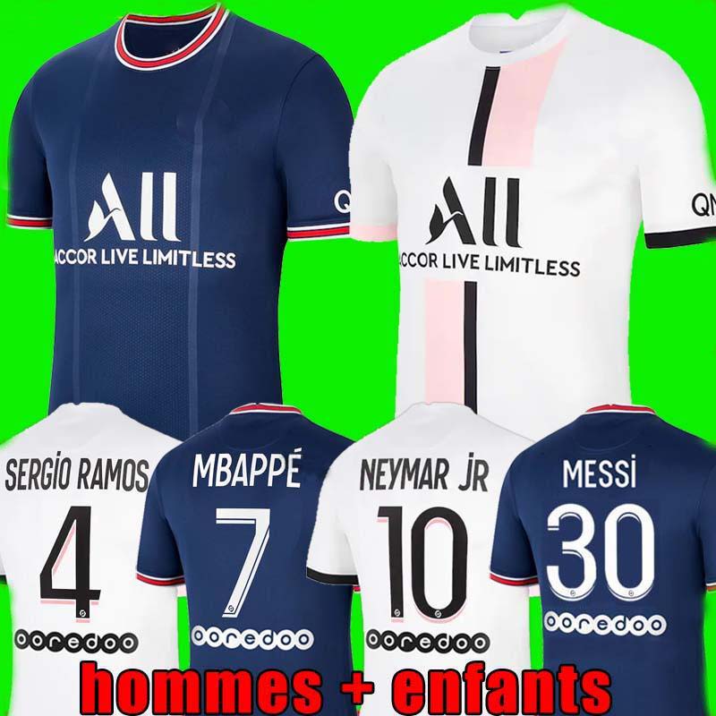 MESSI MBAPPE soccer jerseys HAKIMI SERGIO RAMOS 21 Maillots de football shirt 2021 2022 MARQUINHOS VERRATTI men kids kit uniforms enfants maillot foot fourth
MESSI MBAPPE soccer jerseys HAKIMI SERGIO RAMOS 21 Maillots de football shirt 2021 2022 MARQUINHOS VERRATTI men kids kit uniforms enfants maillot foot fourth