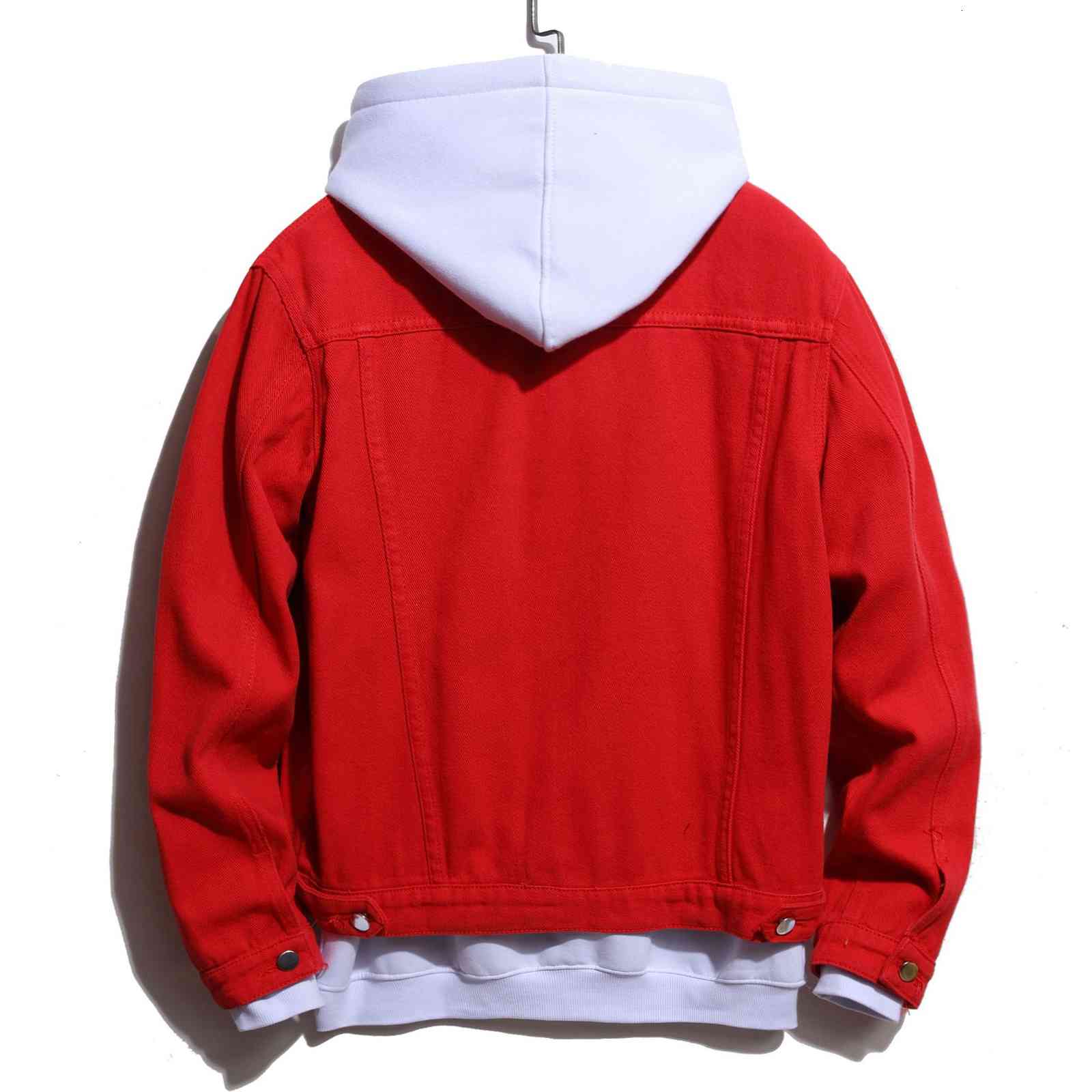 Men's Jackets Red Riinr denim jacket fall and winter shirt male jeans European American harajuku men's 5TFW, 1# shoe box
Men's Jackets Red Riinr denim jacket fall and winter shirt male jeans European American harajuku men's 5TFW, 1# shoe box