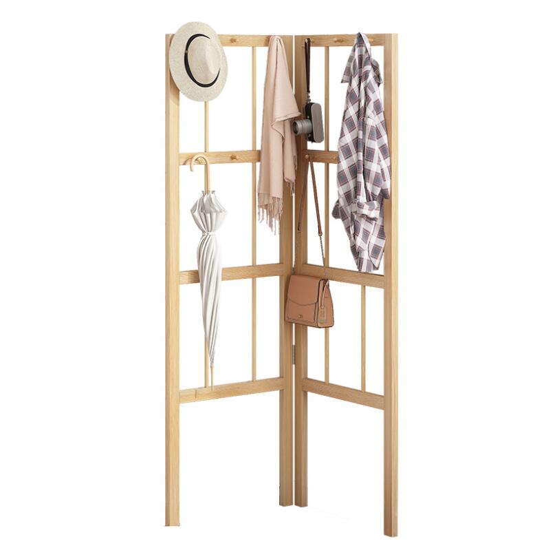 Coat hanger Bedroom Furniture landing solid wood corners hangings wall hanging trial household corner