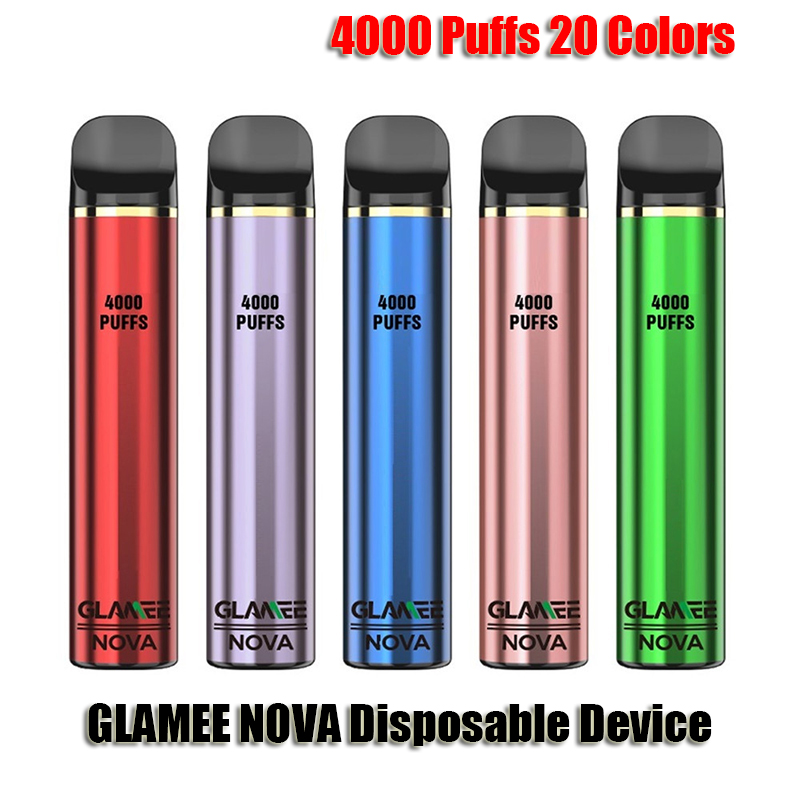 Original GLAMEE NOVA Disposable Device Kit 2200mAh Battery Prefilled 16ml Pod 4000 Puff Vape Pen Authentic VS Bar Plus
Original GLAMEE NOVA Disposable Device Kit 2200mAh Battery Prefilled 16ml Pod 4000 Puff Vape Pen Authentic VS Bar Plus