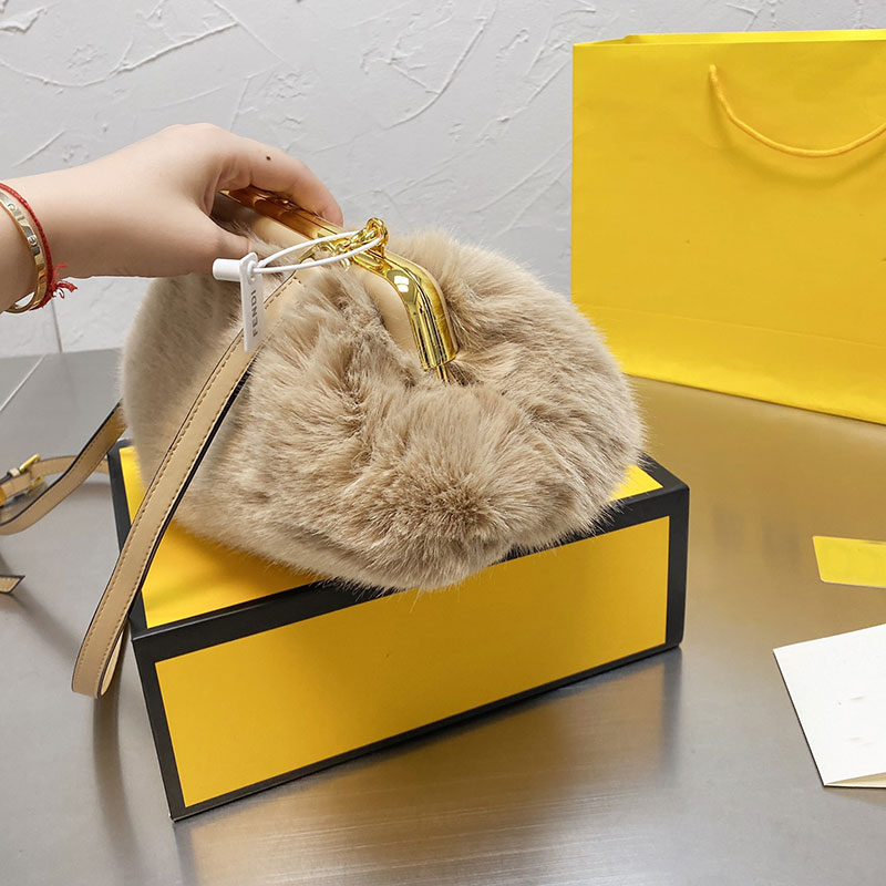 Plush handbag buckle shoulder bag F brand designer messenger bag cute wallet woman autumn and winter clutch, Not sale
Plush handbag buckle shoulder bag F brand designer messenger bag cute wallet woman autumn and winter clutch, Not sale