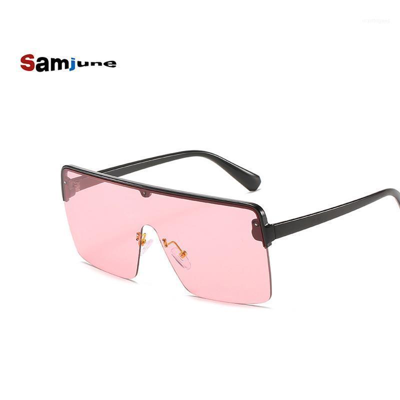 Sunglasses Samjune Oversized Frame Women Siamese Transparent Sun Glasses Anti-Reflective Mirror Men Plastic Uv4001
Sunglasses Samjune Oversized Frame Women Siamese Transparent Sun Glasses Anti-Reflective Mirror Men Plastic Uv4001
