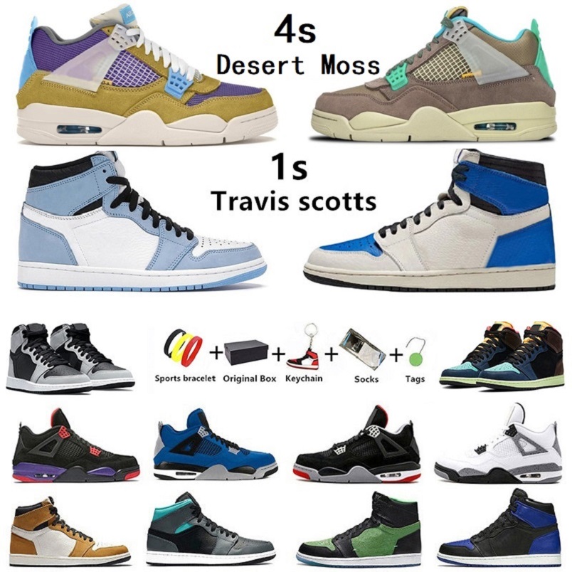 With box University Blue Jumpman 1 Mens Basketball shoes 1s Hyper Royal toe travis scotts 4 Desert Moss Taupe Haze white oreo 4s Men women trainers Sports Sneakers, Color#4
With box University Blue Jumpman 1 Mens Basketball shoes 1s Hyper Royal toe travis scotts 4 Desert Moss Taupe Haze white oreo 4s Men women trainers Sports Sneakers, Color#4