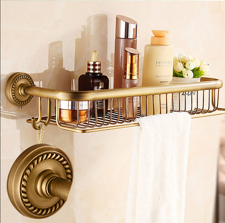 2021 High Quality New Arrivals Total Brass Antique Shees with Towel Bar Shampoo Holder Bathroom Accessories 5zkm
2021 High Quality New Arrivals Total Brass Antique Shees with Towel Bar Shampoo Holder Bathroom Accessories 5zkm