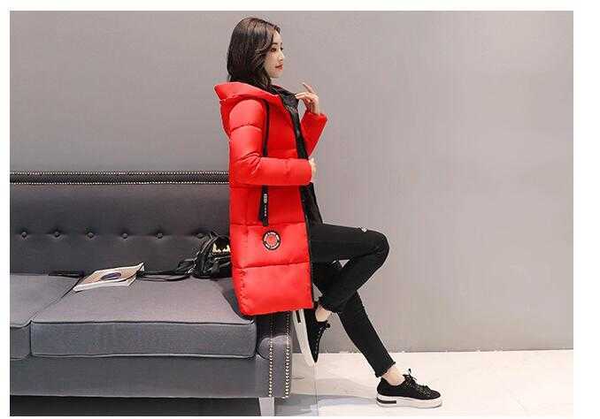 Parka femmes nouveau hiver doudoune femmes manteau Long vtements capuche femme Parka pais coton rembourr femme de base 210819