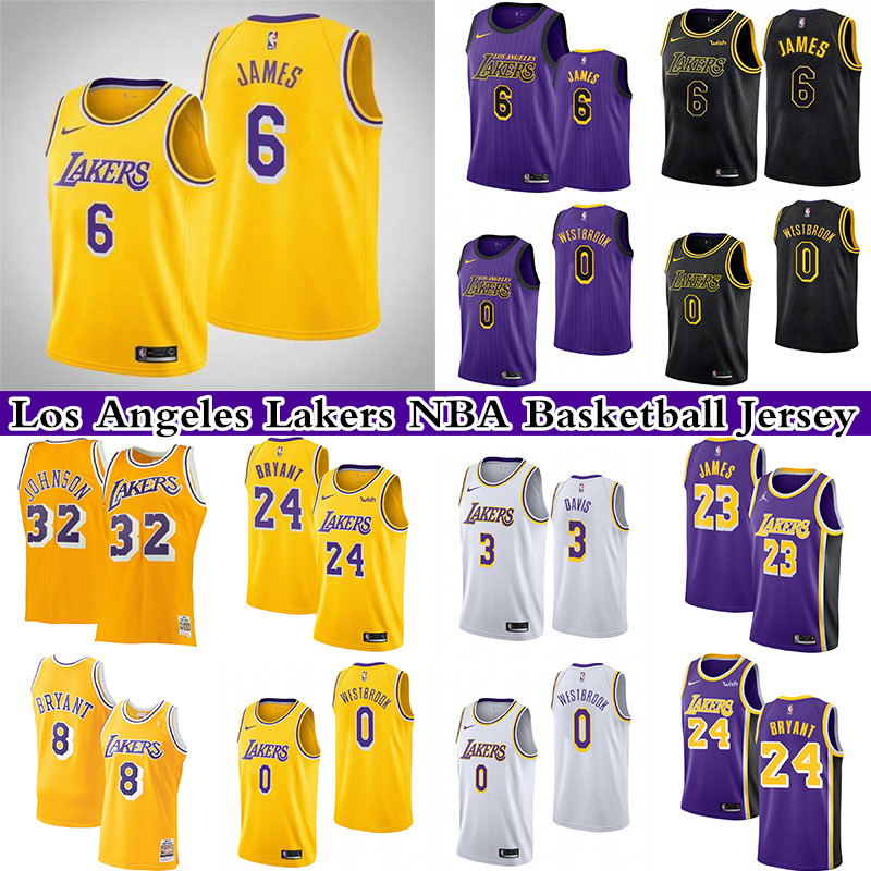 Los Angeles Lakers 0 Russell Westbrook 6 23 LeBron James 24 8 Kobe Bryant 3 Anthony Davis 32 Magic Johnson Men's Nike NBA Basketball Jerseys, Los angeles lakers 1
Los Angeles Lakers 0 Russell Westbrook 6 23 LeBron James 24 8 Kobe Bryant 3 Anthony Davis 32 Magic Johnson Men's Nike NBA Basketball Jerseys, Los angeles lakers 1