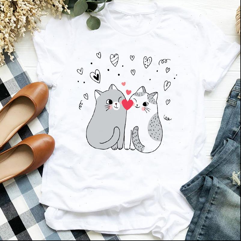 women lady cartoon cat lovely cute love streetwear style 90s trend t tee womens tshirt female shirt clothes graphic t shirt, White
women lady cartoon cat lovely cute love streetwear style 90s trend t tee womens tshirt female shirt clothes graphic t shirt, White
