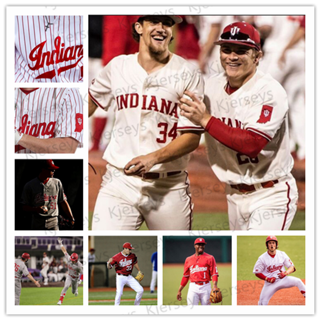 Custom College Baseball Indiana Hoosier Jerseys Aaron Beck Max Wright Josue Urdaneta Schaffer Geremy Guerrero Connor Fenlong Tyler Grauer Seth Gergely Cline, As
Custom College Baseball Indiana Hoosier Jerseys Aaron Beck Max Wright Josue Urdaneta Schaffer Geremy Guerrero Connor Fenlong Tyler Grauer Seth Gergely Cline, As