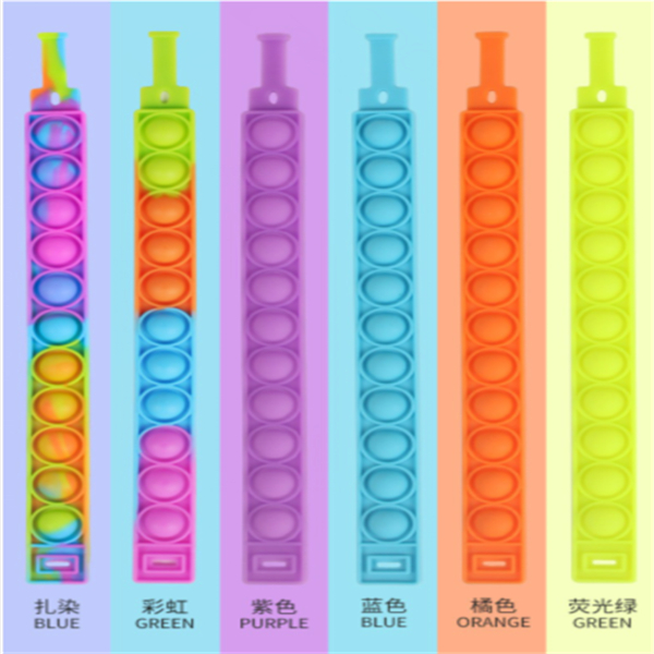 Bracelets Fidget Toys Pack Games for Kids favor Mini Simple Dimple Digit Push Bubble Silicone Wristband Boy and Girl Sensory Decompression Toy
Bracelets Fidget Toys Pack Games for Kids favor Mini Simple Dimple Digit Push Bubble Silicone Wristband Boy and Girl Sensory Decompression Toy