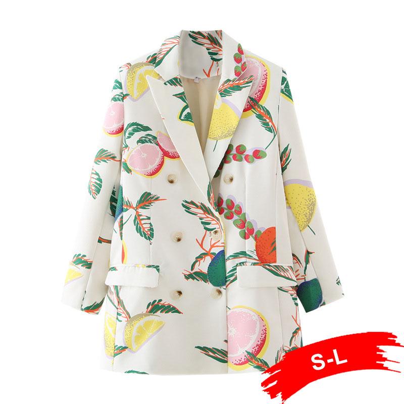 Women' Suits & Blazers European And American Autumn 2021 Fresh Fruit Print Suit Blazer, As picture
Women' Suits & Blazers European And American Autumn 2021 Fresh Fruit Print Suit Blazer, As picture