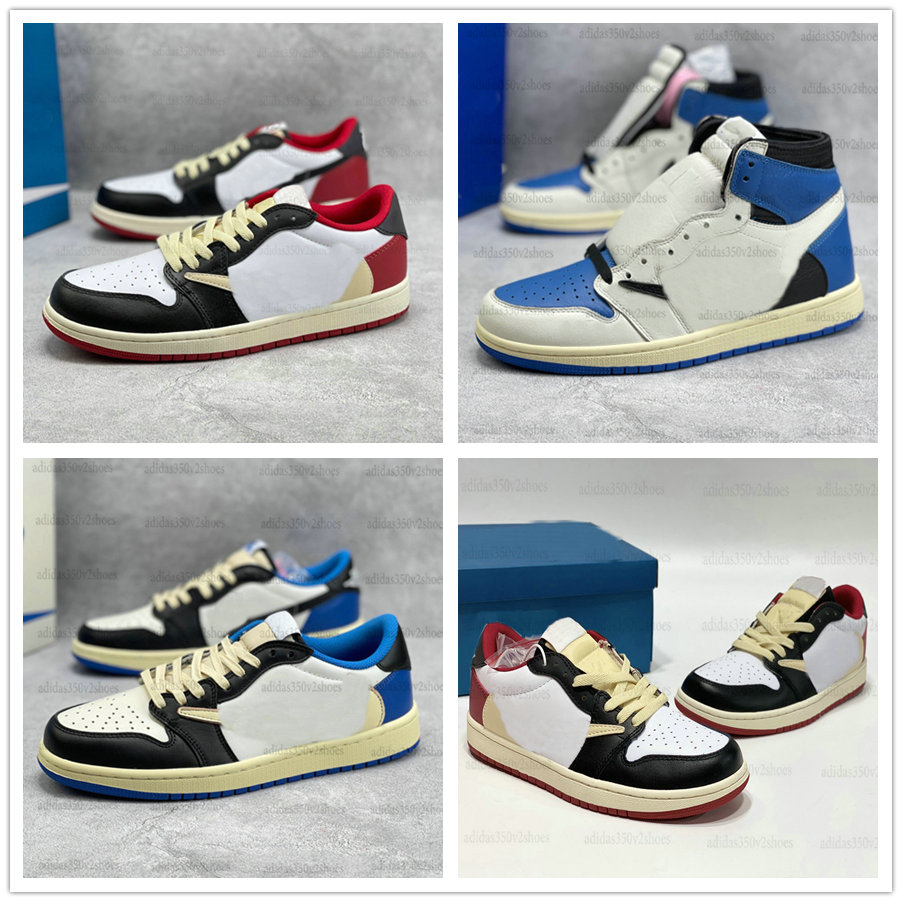 Fragment x 1 Low Basketball Shoe Travis Scott TS University Red Military Blue White Black 1s High OG SP Cactus Jack Designer Sneakers
Fragment x 1 Low Basketball Shoe Travis Scott TS University Red Military Blue White Black 1s High OG SP Cactus Jack Designer Sneakers