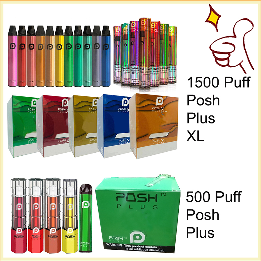 NEW POSH PLUS XL Disposable Device Pod Kit 6ml Cartridges 1500 Puff Vape Pen VS Puff Bang XXL Plus
NEW POSH PLUS XL Disposable Device Pod Kit 6ml Cartridges 1500 Puff Vape Pen VS Puff Bang XXL Plus