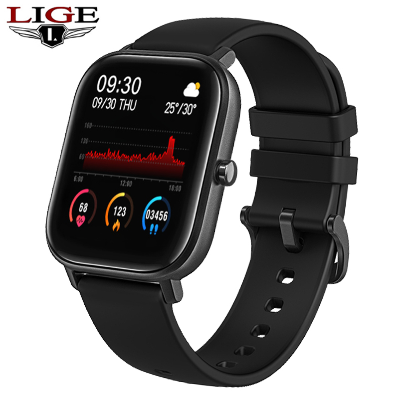 LIGE P8 1.4 inch Smart Watch Men Full Touch Fitness Tracker Blood Pressure Sports Smart Clock Women Smart watch for Android iosg, Black
LIGE P8 1.4 inch Smart Watch Men Full Touch Fitness Tracker Blood Pressure Sports Smart Clock Women Smart watch for Android iosg, Black