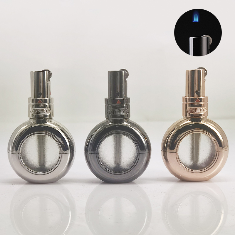 Jobon Halloween Funny Lighter Ghost Flame Butane Gas Type Metal Floating Flame Flint Lighters Visible Capacity Creative Perfume Bottle Shape 
Jobon Halloween Funny Lighter Ghost Flame Butane Gas Type Metal Floating Flame Flint Lighters Visible Capacity Creative Perfume Bottle Shape