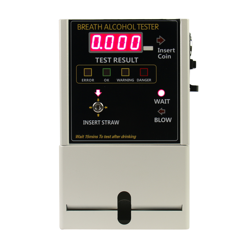 Alcoholism Test Coin Operated Breathalyzer Vending Machine Professional Alcohol Tester Fuel Cell Breath
Alcoholism Test Coin Operated Breathalyzer Vending Machine Professional Alcohol Tester Fuel Cell Breath