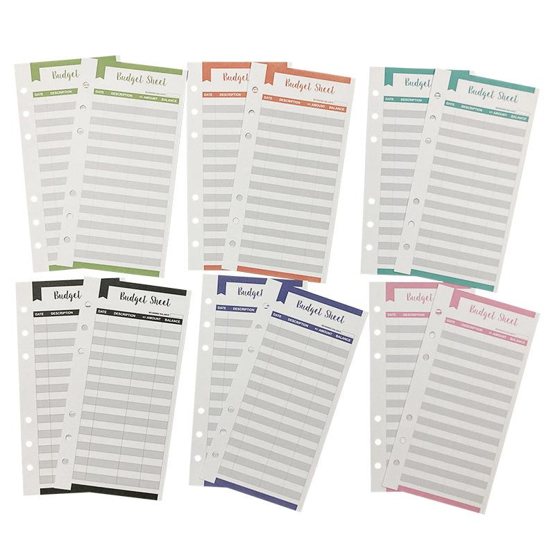 Gift Wrap 12pcs A6 Binder Budget Sheets Expense Tracker Paper Fit Cash Envelope Wallet Planner With Subscription Hole
Gift Wrap 12pcs A6 Binder Budget Sheets Expense Tracker Paper Fit Cash Envelope Wallet Planner With Subscription Hole