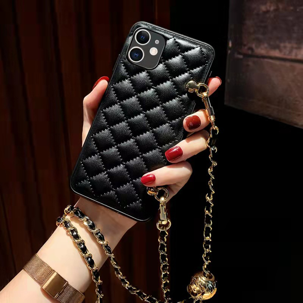 Luxury Plaid Lambskin phone cases for iphone 13 12 11 pro max xr xs Phone case With Strap Chain Crossbody Bag
Luxury Plaid Lambskin phone cases for iphone 13 12 11 pro max xr xs Phone case With Strap Chain Crossbody Bag